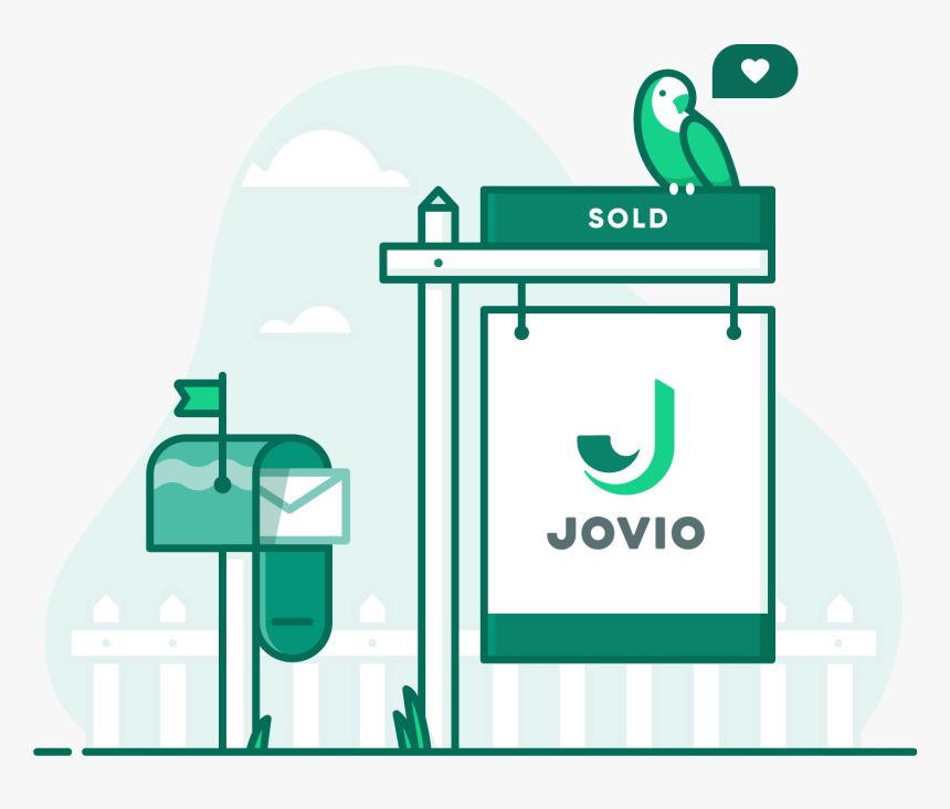 Illustration Of A Jovio For Sale Sign With A Chirping - Illustration, HD Png Download, Free Download