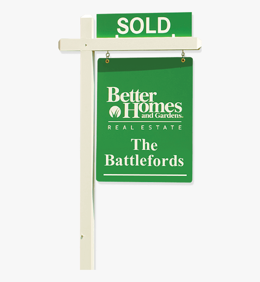 Better Homes And Gardens Sold Sign, HD Png Download, Free Download