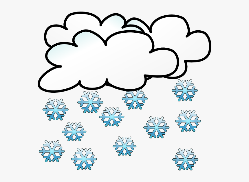 Snowing Clipart - Snowy Weather Clip Art, HD Png Download, Free Download