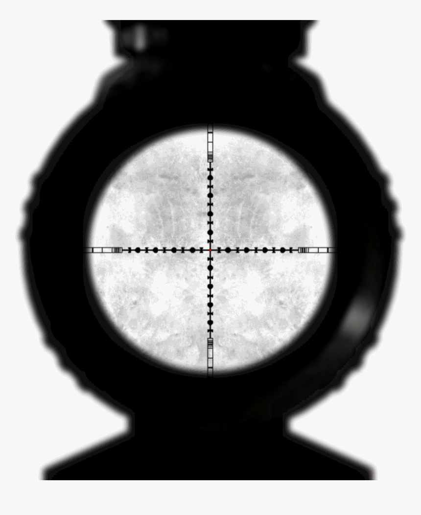 Transparent Green Crosshair Png - Sniper Scope First Person, Png Download, Free Download