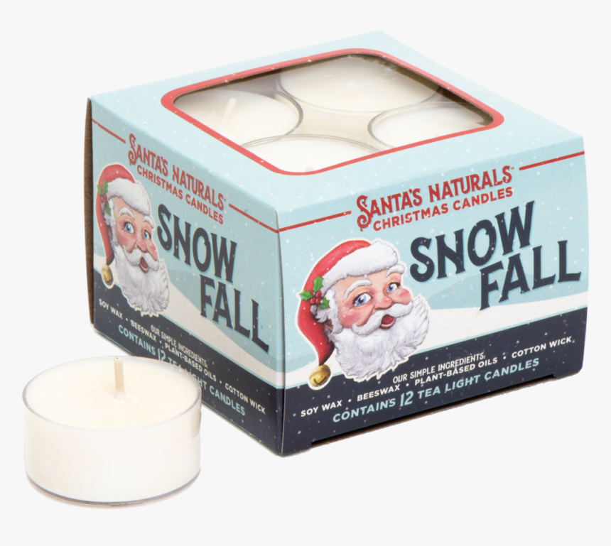 Snowfall Tea Light Christmas Candle, HD Png Download, Free Download