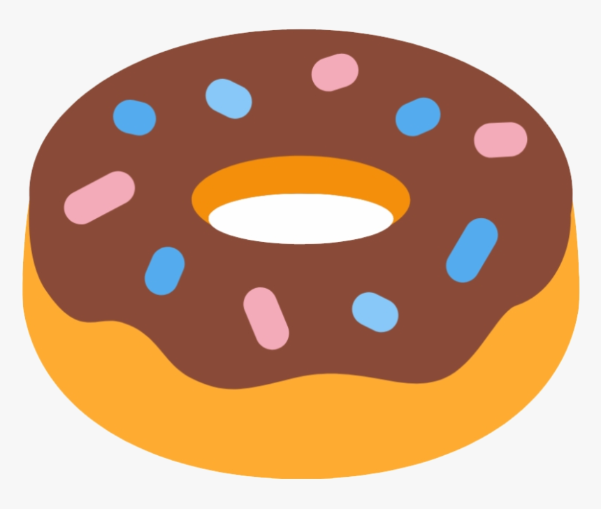 Donut Clipart Doughnut Transparent Background Emoji - Donut Clipart Png, Png Download, Free Download