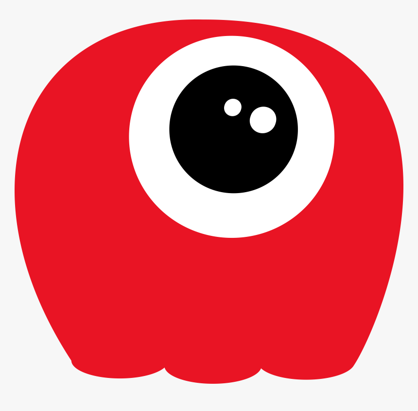 Alien, Red, One Eye, No Tentacles - One Eyes Alien, HD Png Download, Free Download