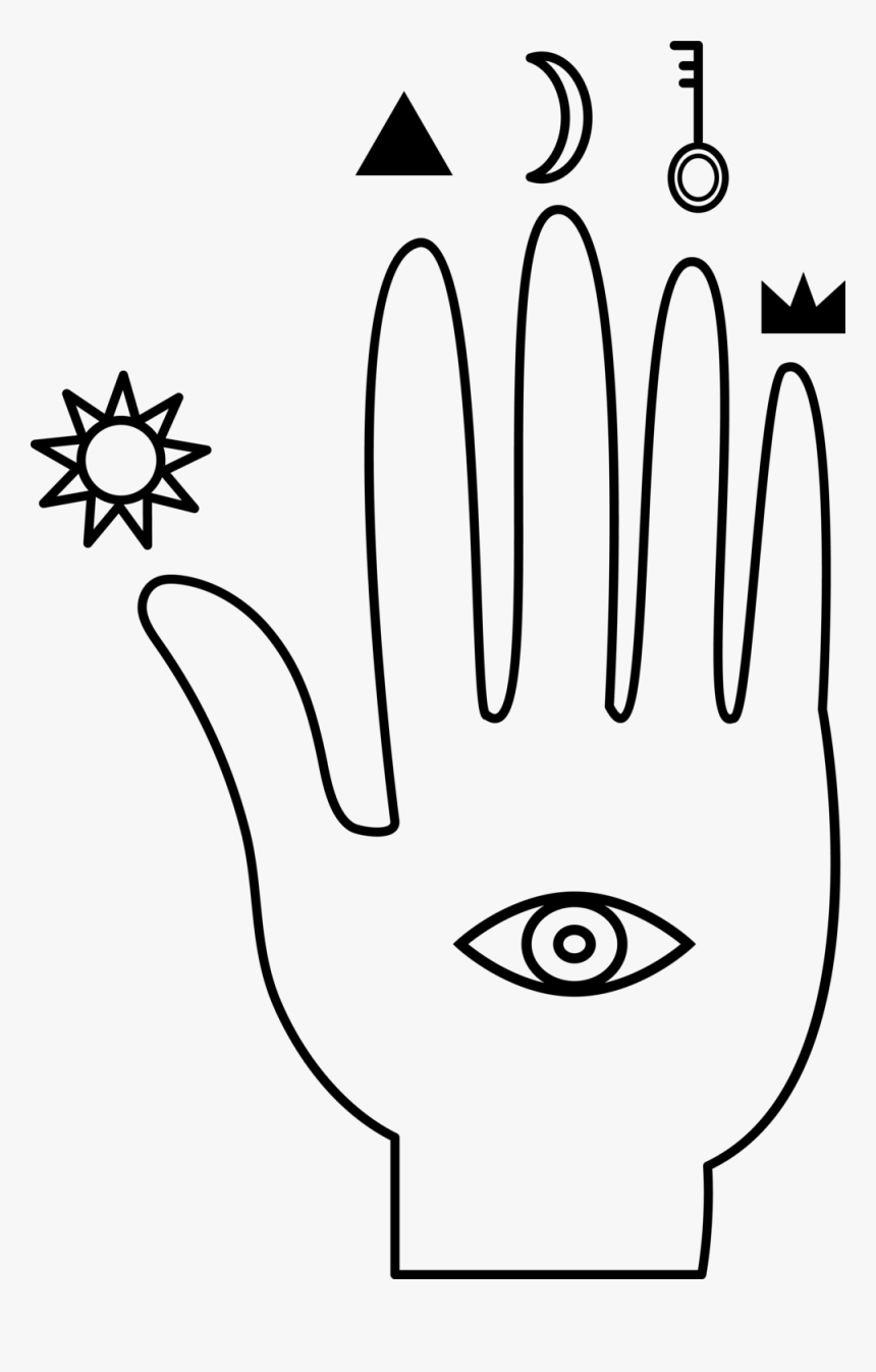 00 Magic Circle Channeling - Hand, HD Png Download, Free Download