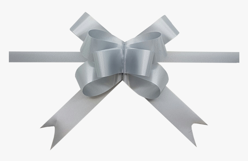 Transparent Silver Ribbon Png - White Ribbon Gift Png, Png Download, Free Download