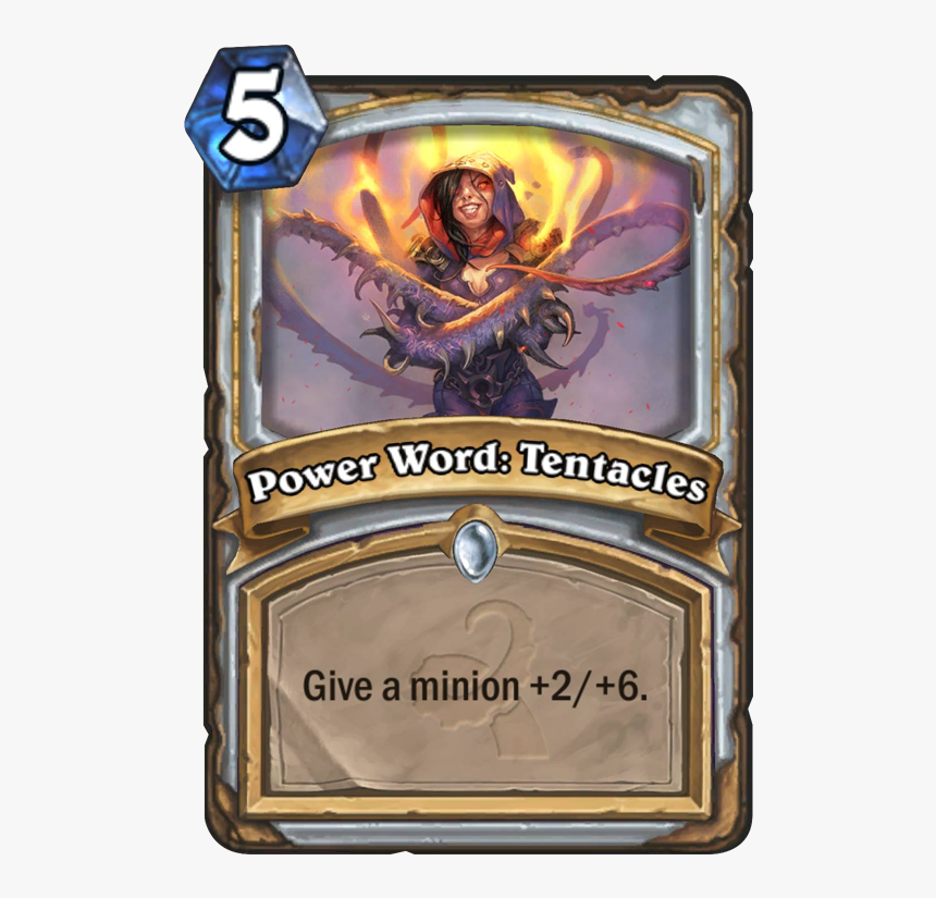 Power Word Tentacles Hearthstone, HD Png Download, Free Download