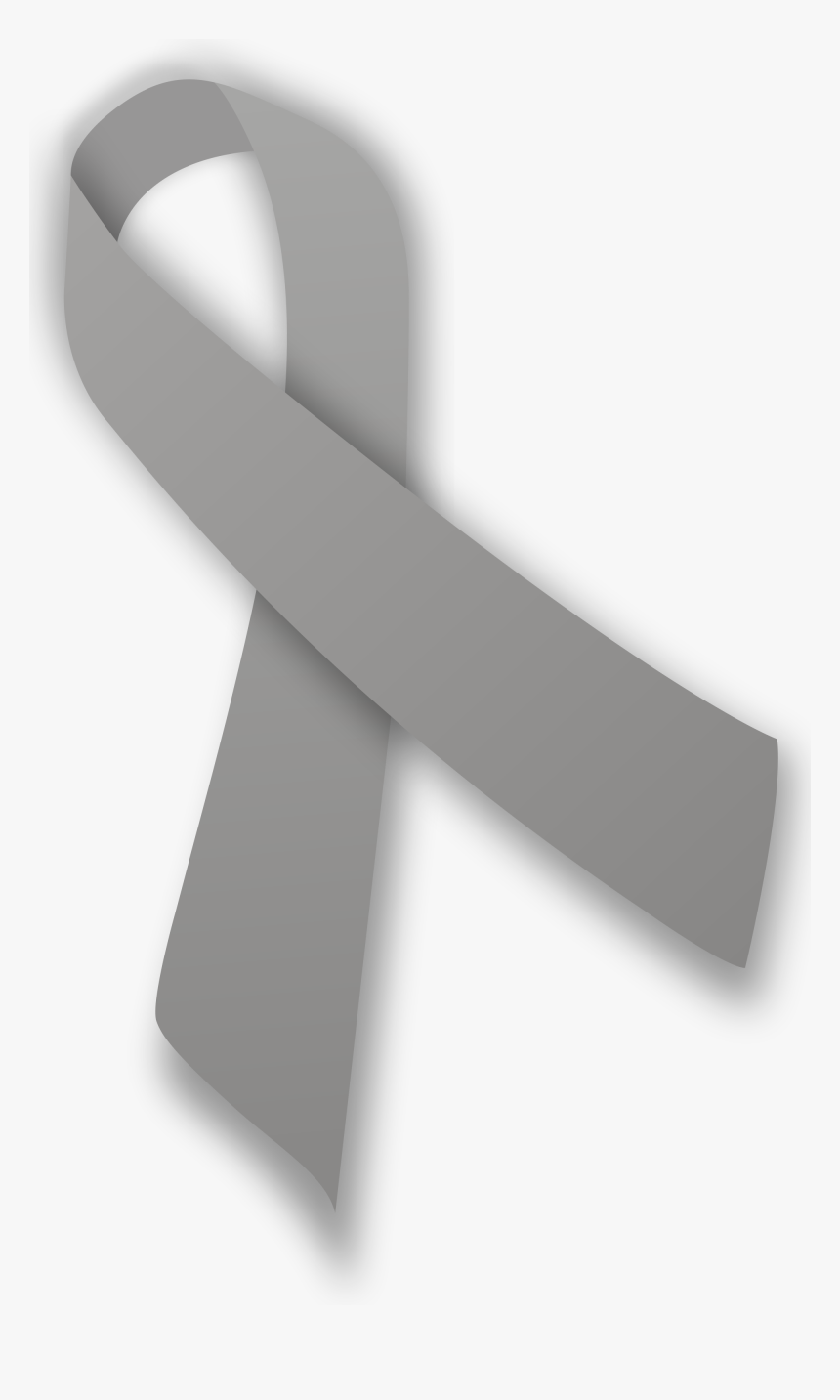 Transparent Silver Ribbon Png - Brain Cancer Ribbon Png, Png Download, Free Download