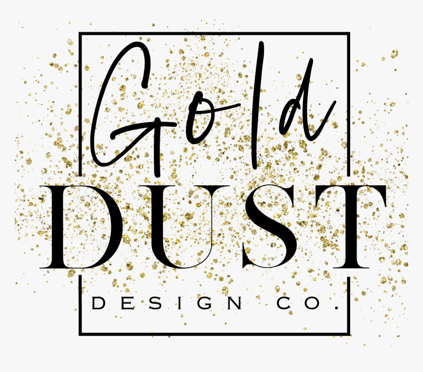 Gold Dust Design Co - Calligraphy, HD Png Download, Free Download