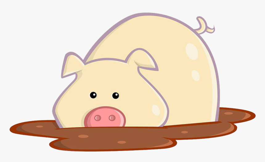 Pig Mud Scalable Vector Graphics Clip Art - Scalable Vector Graphics, HD Png Download, Free Download