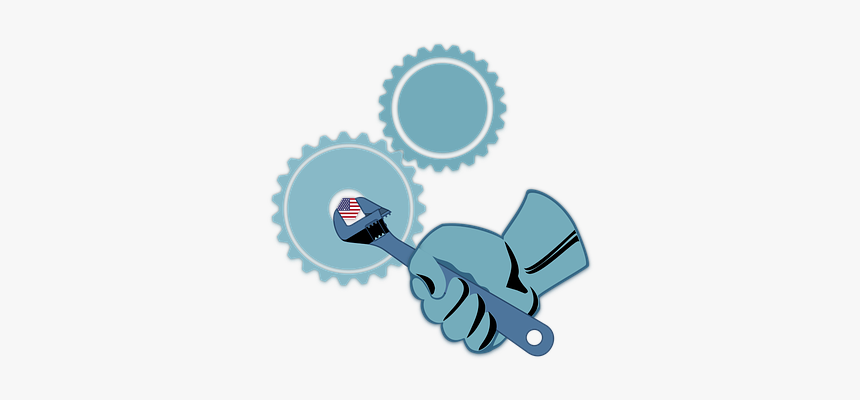 Labor Day, Work, Wrench, Fist, Gears - Trabalhador Labour Day Fundo Transparente, HD Png Download, Free Download