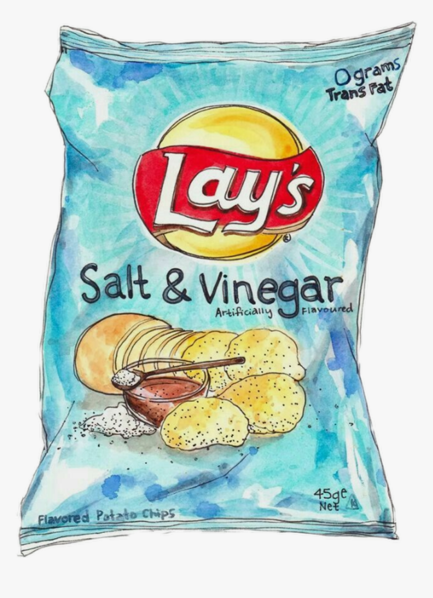 Potato-chip - Lays Drawing, HD Png Download, Free Download