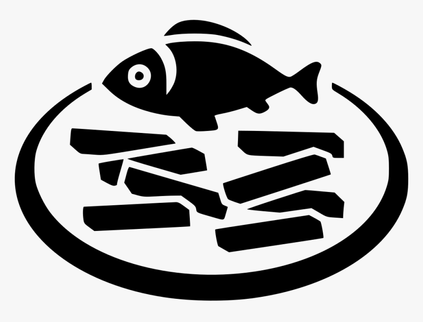 Fish And Chips - Fish And Chips Icon Png, Transparent Png, Free Download