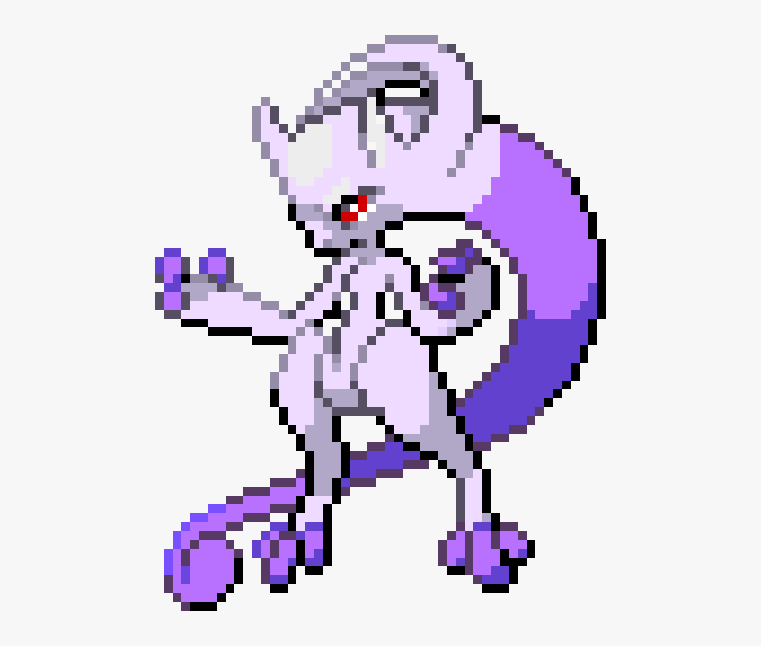 Mega Mewtwo Y Pixel Art, HD Png Download, Free Download