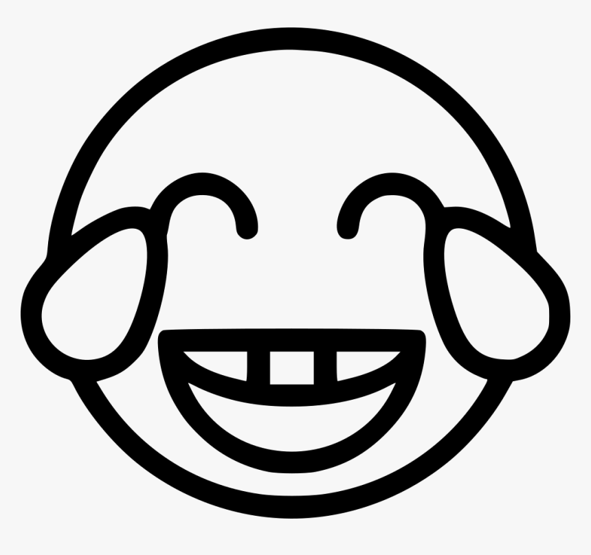 Laughing - Sad Emoji For Coloring, HD Png Download, Free Download