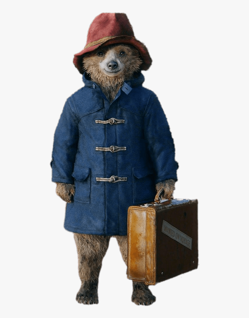paddington bear with boots and suitcase