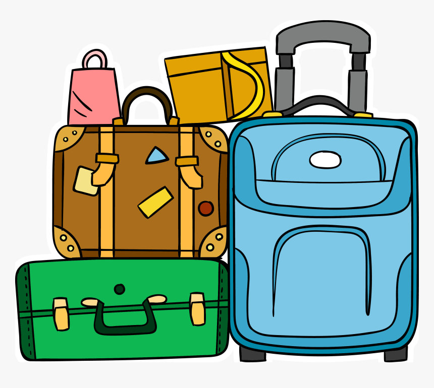 Suitcase Baggage Travel - Luggage Clipart, HD Png Download, Free Download