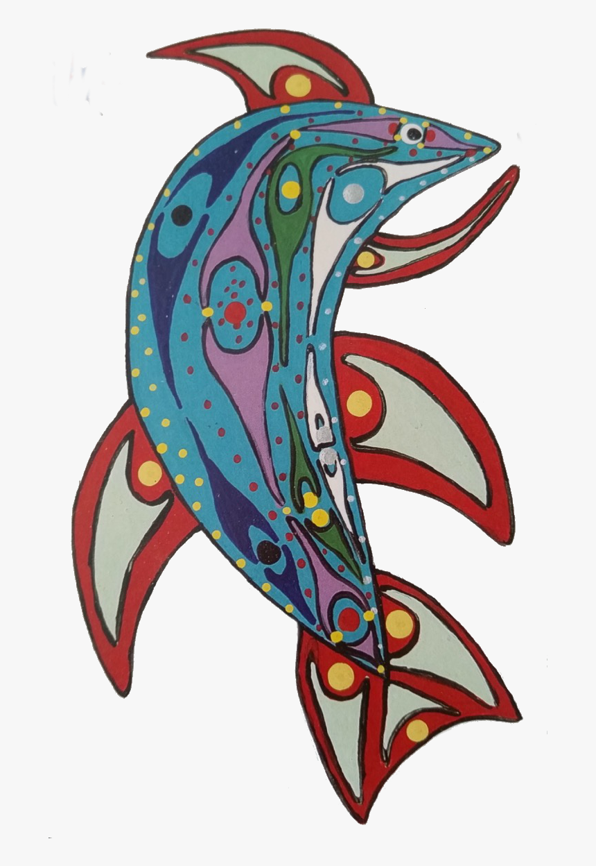 Metis Art Image Of A Salmon - Indigenous Allyship, HD Png Download, Free Download