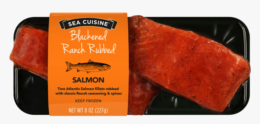 Blackened Ranch Rubbed Atlantic Salmon - Sea Cuisine Citrus Herb Salmon, HD Png Download, Free Download