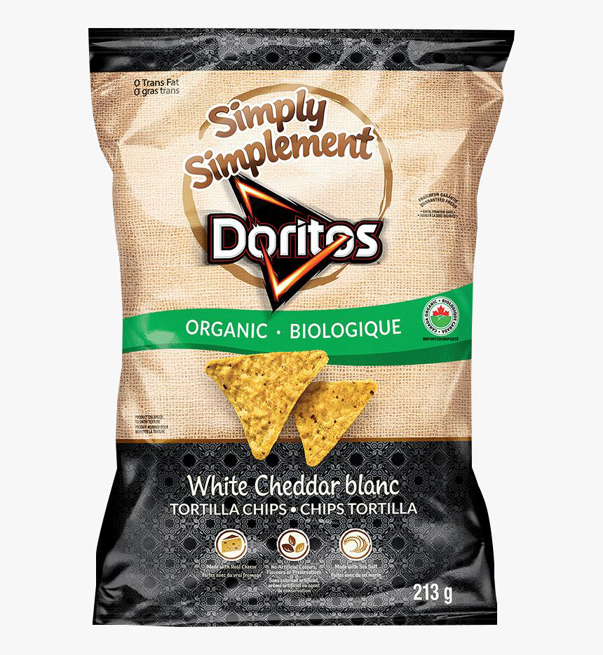 Simply Doritos® White Cheddar Tortilla Chips - Tostitos Organic, HD Png Download, Free Download