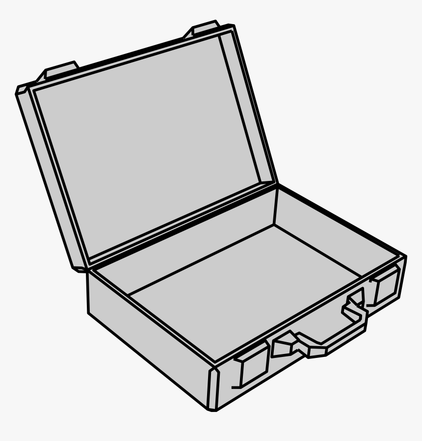 Empty Suitcase Clip Arts - Open Suitcase Clip Art, HD Png Download, Free Download