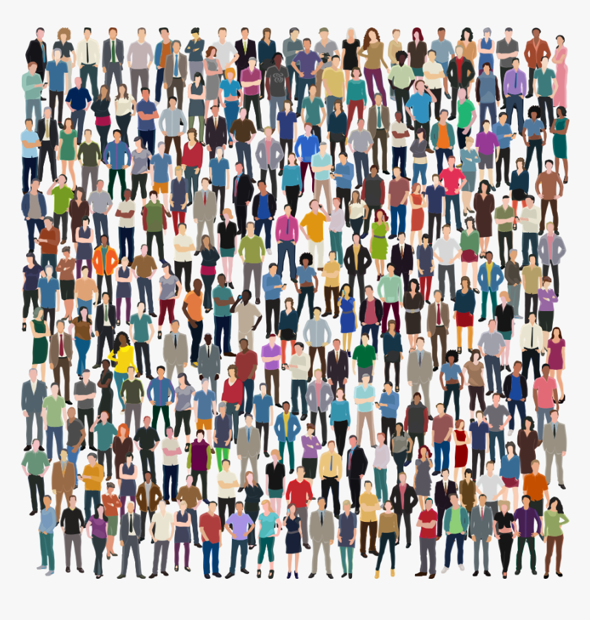 Transparent Crowd Of People Png - Huge Crowd Of People, Png Download, Free Download