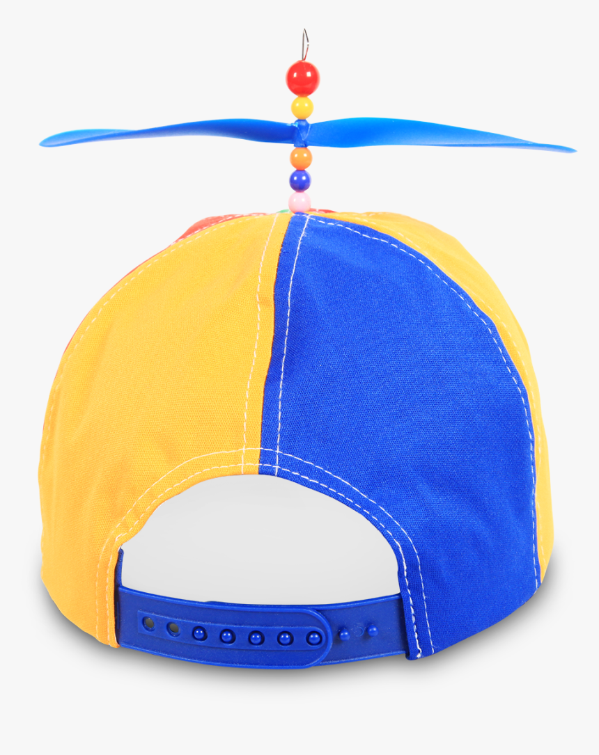 Propeller Beanie Png - Blue And Yellow Propeller Hat, Transparent Png, Free Download