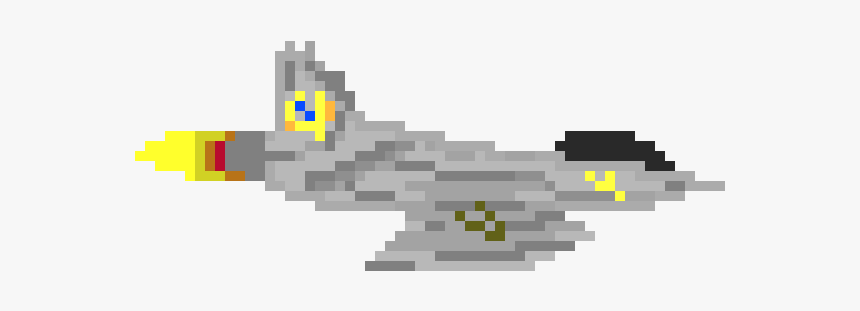 Pixel Art Jet, HD Png Download, Free Download