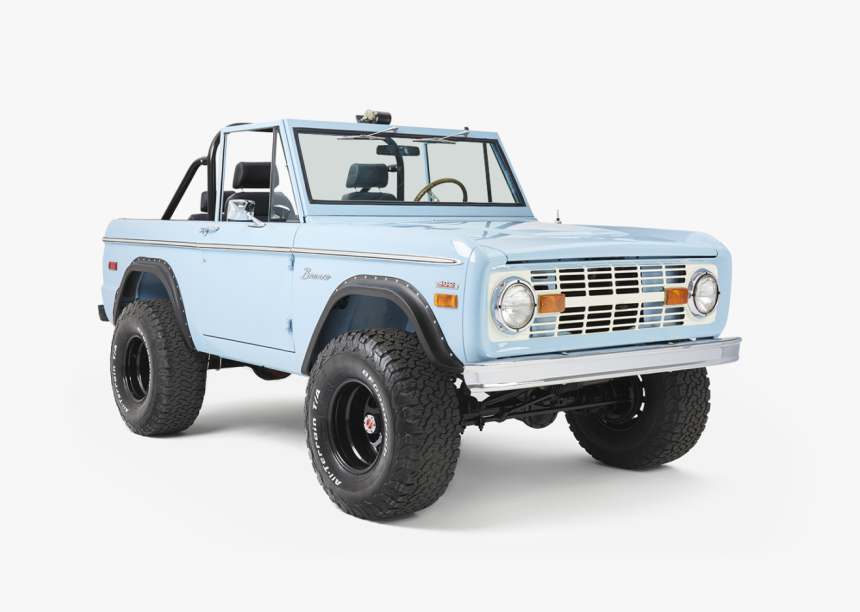 Ford - Matte Baby Blue Bronco, HD Png Download, Free Download