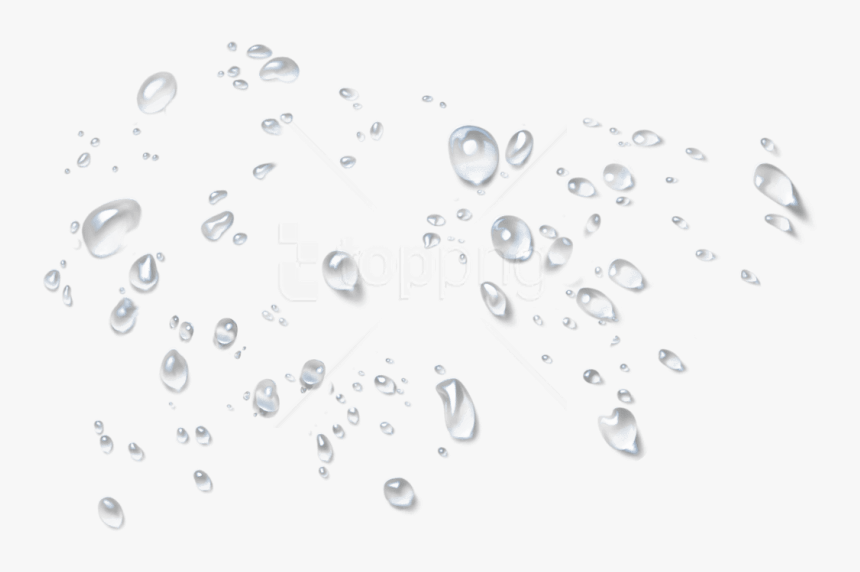 Transparent Water Droplet Clipart - Water Rain Drops Png, Png Download, Free Download