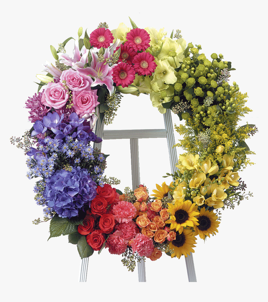 Flower Wreath Png, Transparent Png, Free Download