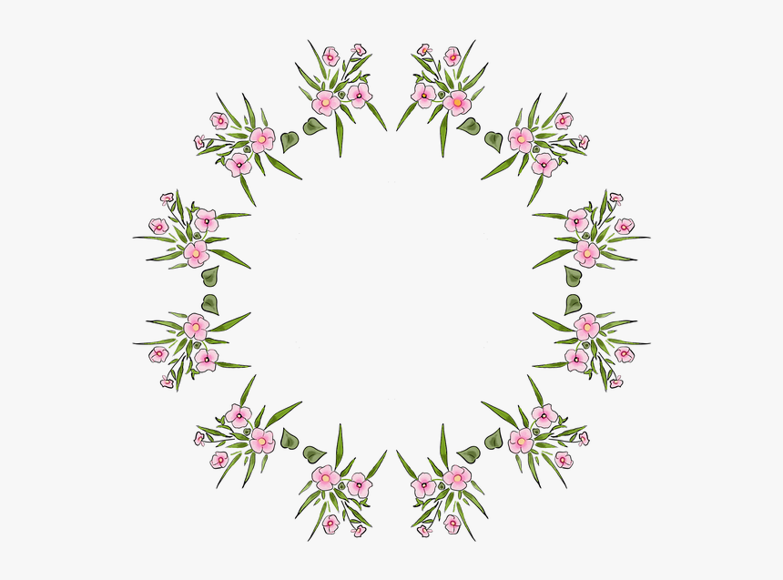 Mandala Framework, Wreath, Flower, Arrangement - Customer Life Cycle Marketing, HD Png Download, Free Download