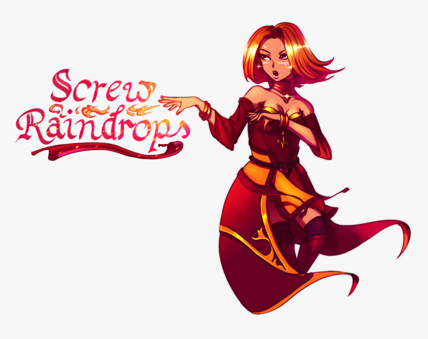 Screw Raindrops - Cartoon, HD Png Download, Free Download