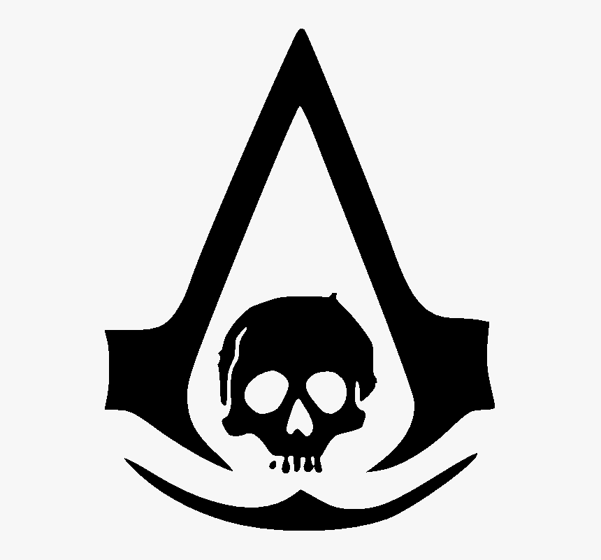 Logo Assassins Creed Black Flag - Assassins Creed 4 Logo, HD Png Download, Free Download