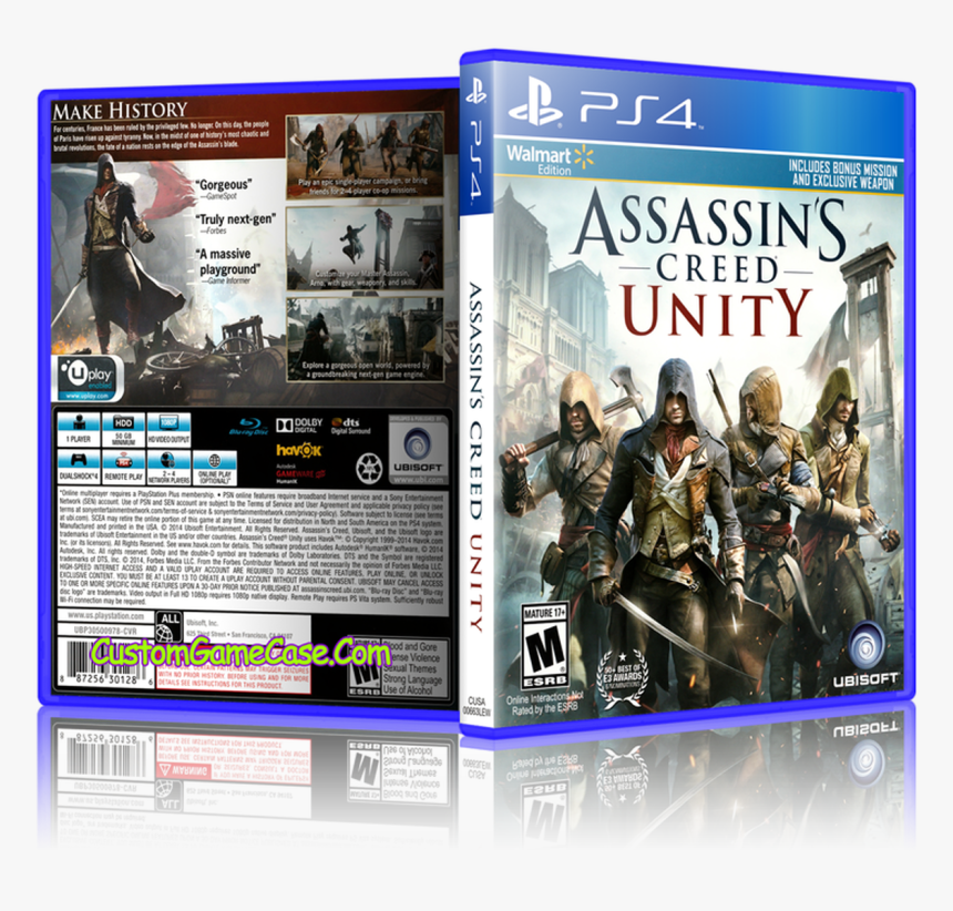 Assassins Creed Unity - Assassins Creed Unity Cover, HD Png Download, Free Download