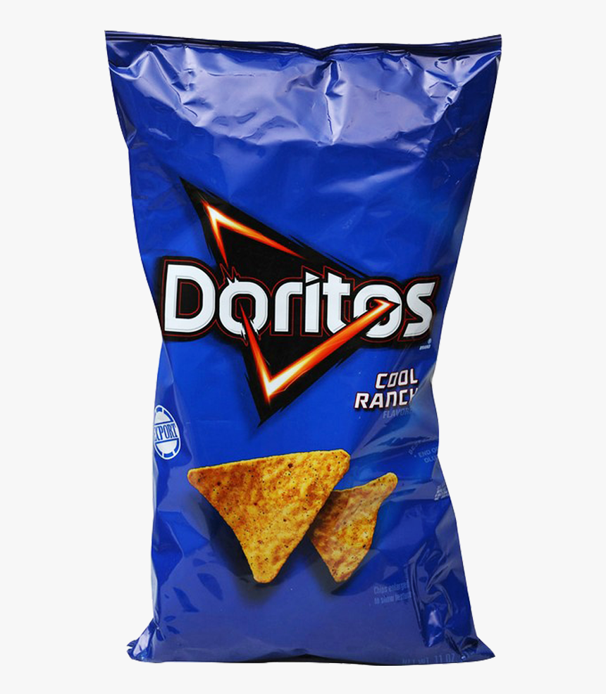 Doritos Chips Cool Ranch 311 Gm - Chip Bag Snack Size, HD Png Download, Free Download