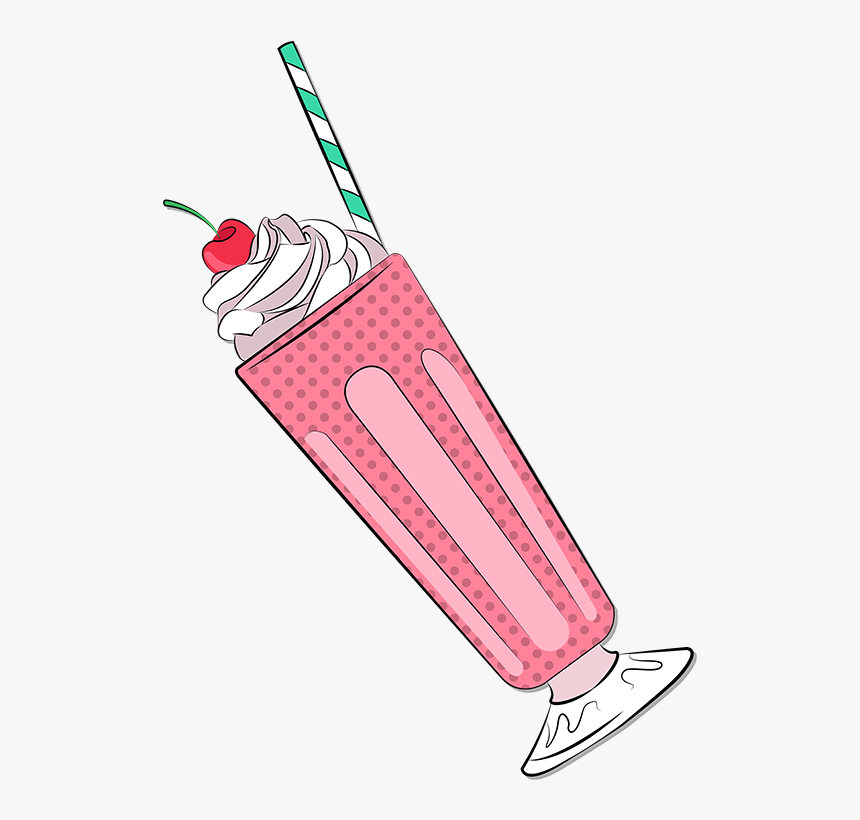 Milkshake Prop - Pop Art Milkshake Png, Transparent Png, Free Download