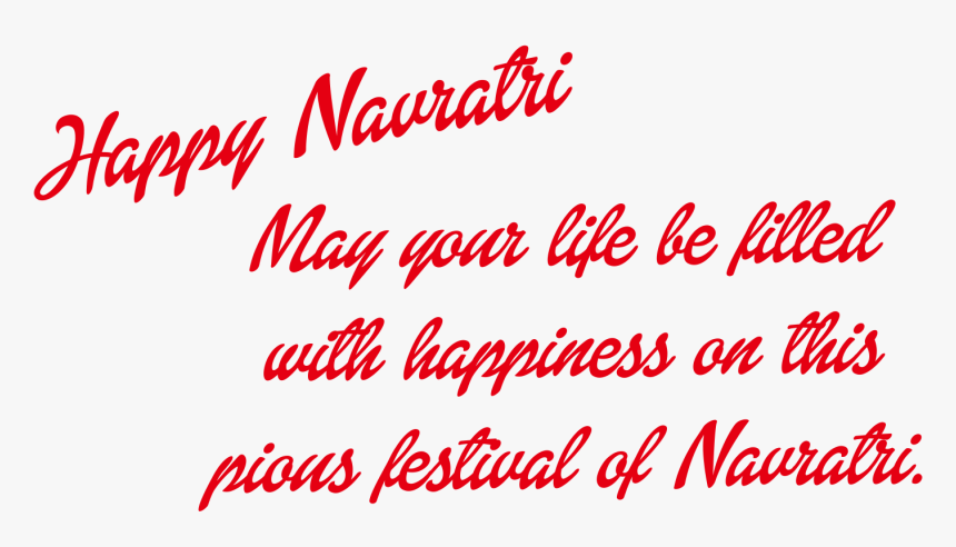Navratri Messages, Wishes, Quotes Png Image File - Parallel, Transparent Png, Free Download