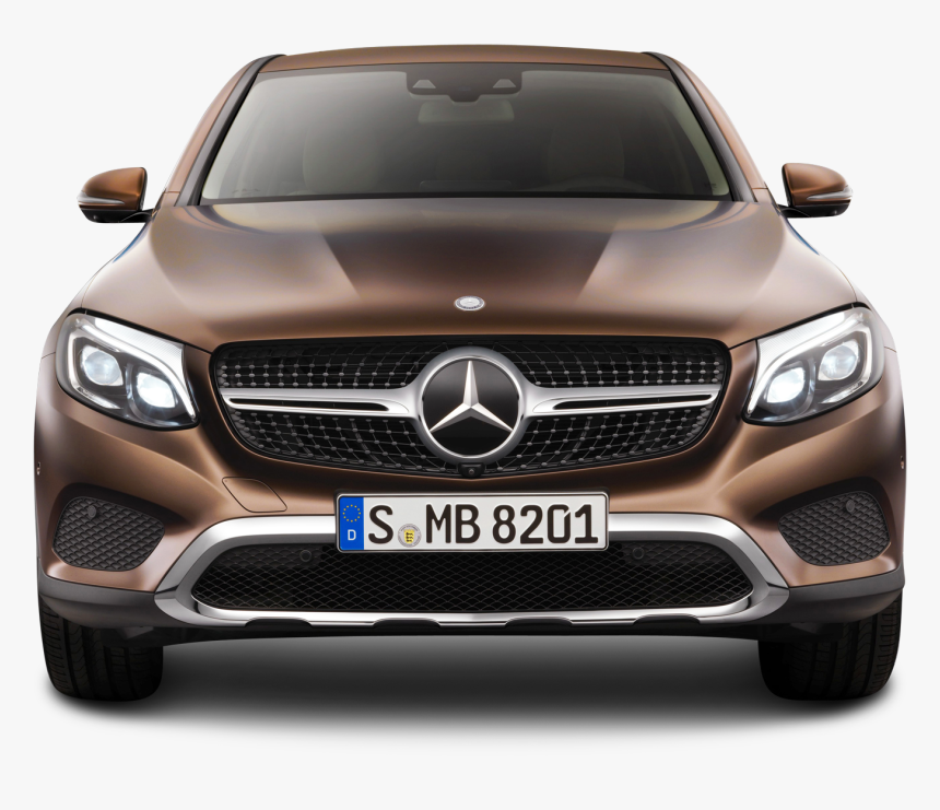 Brown Mercedes Benz Gle Coupe Front View Car Png Image - Mercedes Glc 2019 Colors, Transparent Png, Free Download