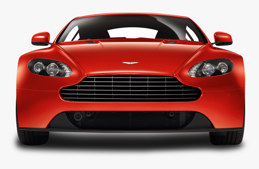 Red Aston Martin V8 Vantage Front View Car - Aston Martin Ford Focus, HD Png Download, Free Download