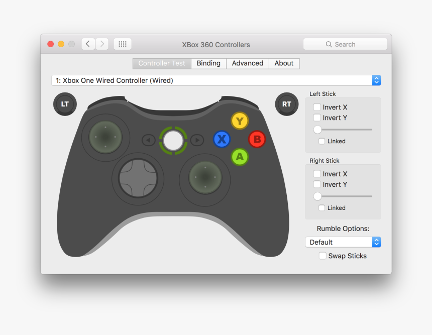 Xbox Controller On Mac - Xbox One Controller Mac, HD Png Download, Free Download