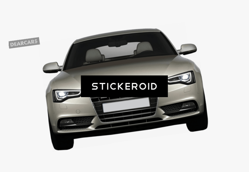 Audi Car Front View Png - Car Front Silhouette Png, Transparent Png, Free Download