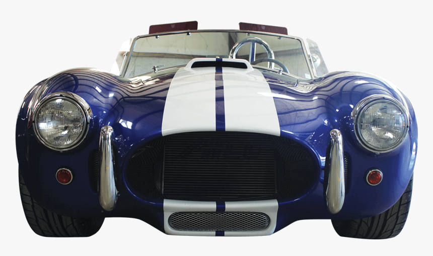 Front View Of Blue Gt-427 Roadster - Vintage Car Png Hd Blue, Transparent Png, Free Download