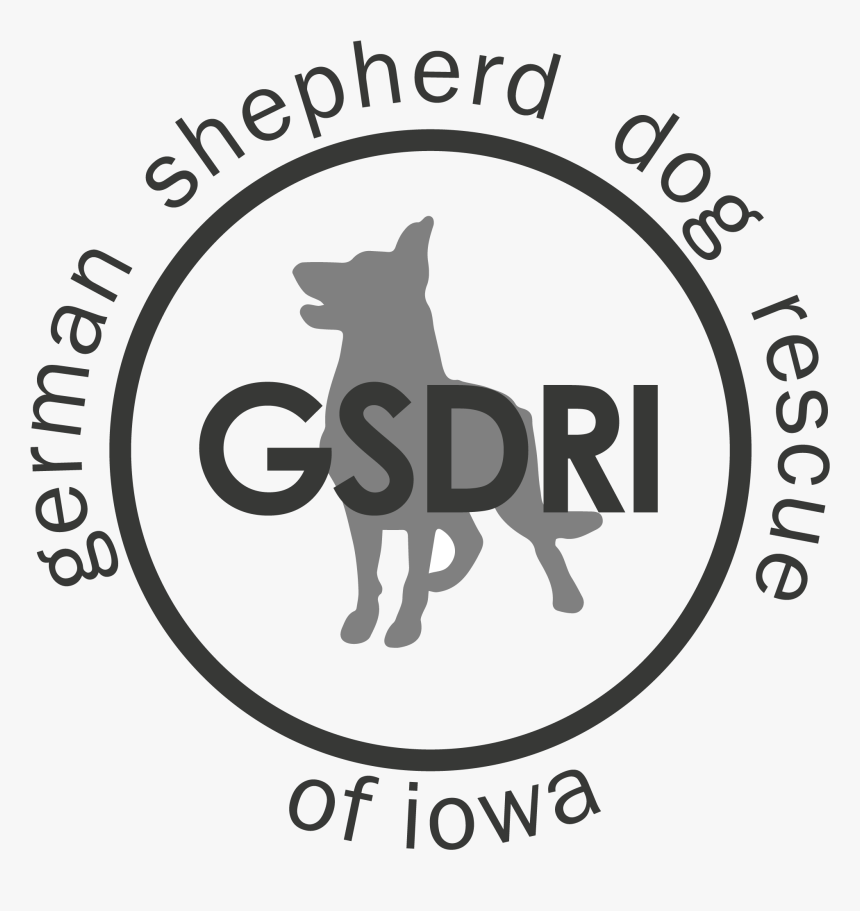 Gsdri Logo - German Shepherd Rescue In Iowa, HD Png Download, Free Download