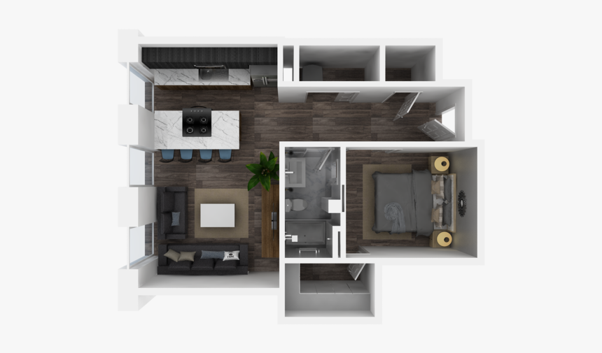 S124 Typica Unit Type 2plans Floor 2 5 Scene - Floor Plan, HD Png Download, Free Download