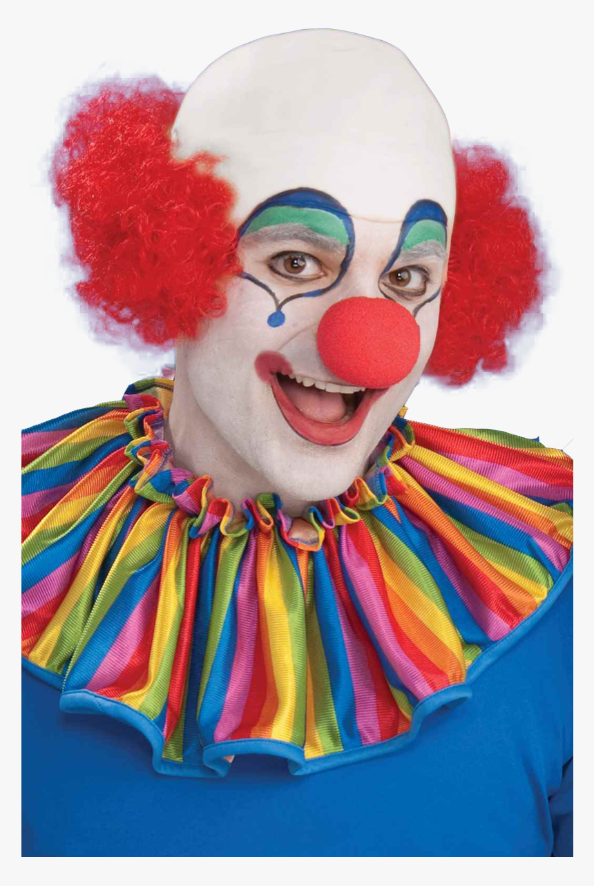 Transparent Clown Hair Clipart - Bald Clown Wig, HD Png Download, Free Download