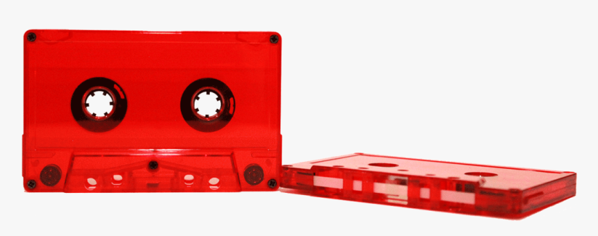 Fire Engine Red Tint Cassette Tape Shell By Duplication - Electronics, HD Png Download, Free Download