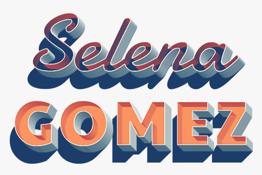 Selena Gomez Name Logo Png - Graphic Design, Transparent Png, Free Download