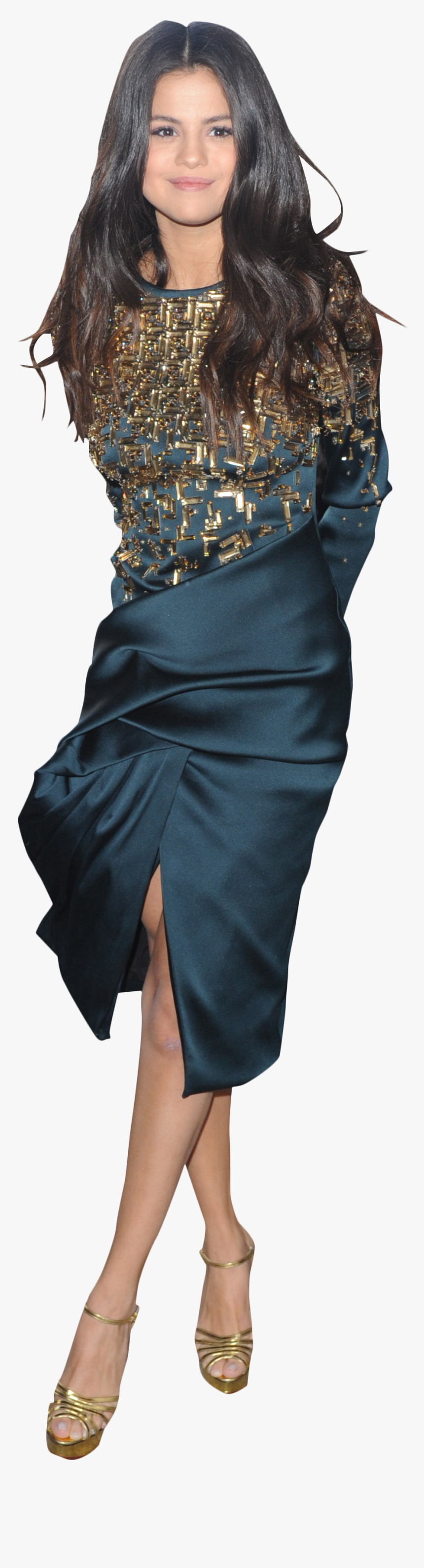 Celebrity Png Free To Use Selena - Selena Gomez Dress Png, Transparent Png, Free Download