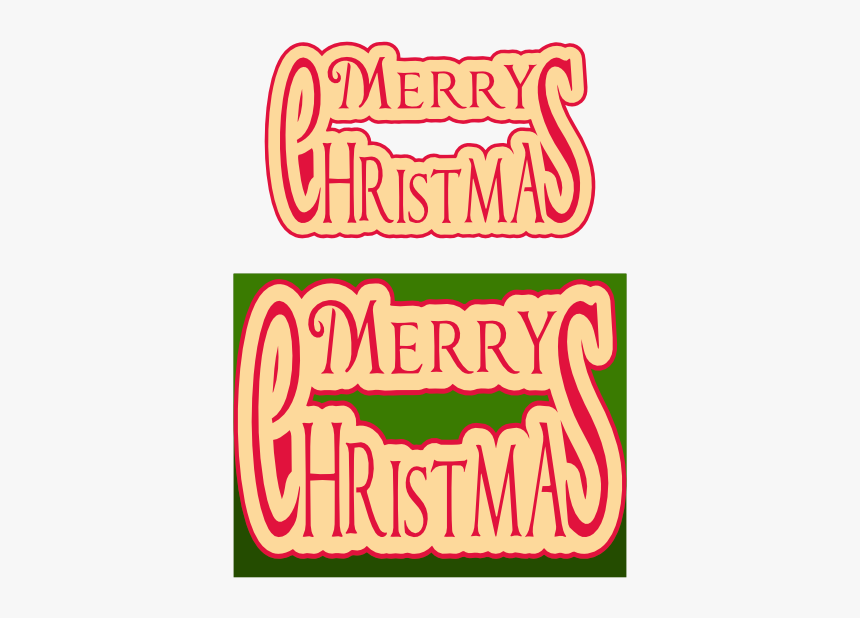 Merry Christmas Title And Card - Merry Christmas Title, HD Png Download, Free Download