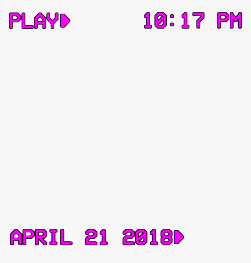 #vhs #vhseffect #vhsoverlay #vhstape #glitch #overlay - Lilac, HD Png Download, Free Download